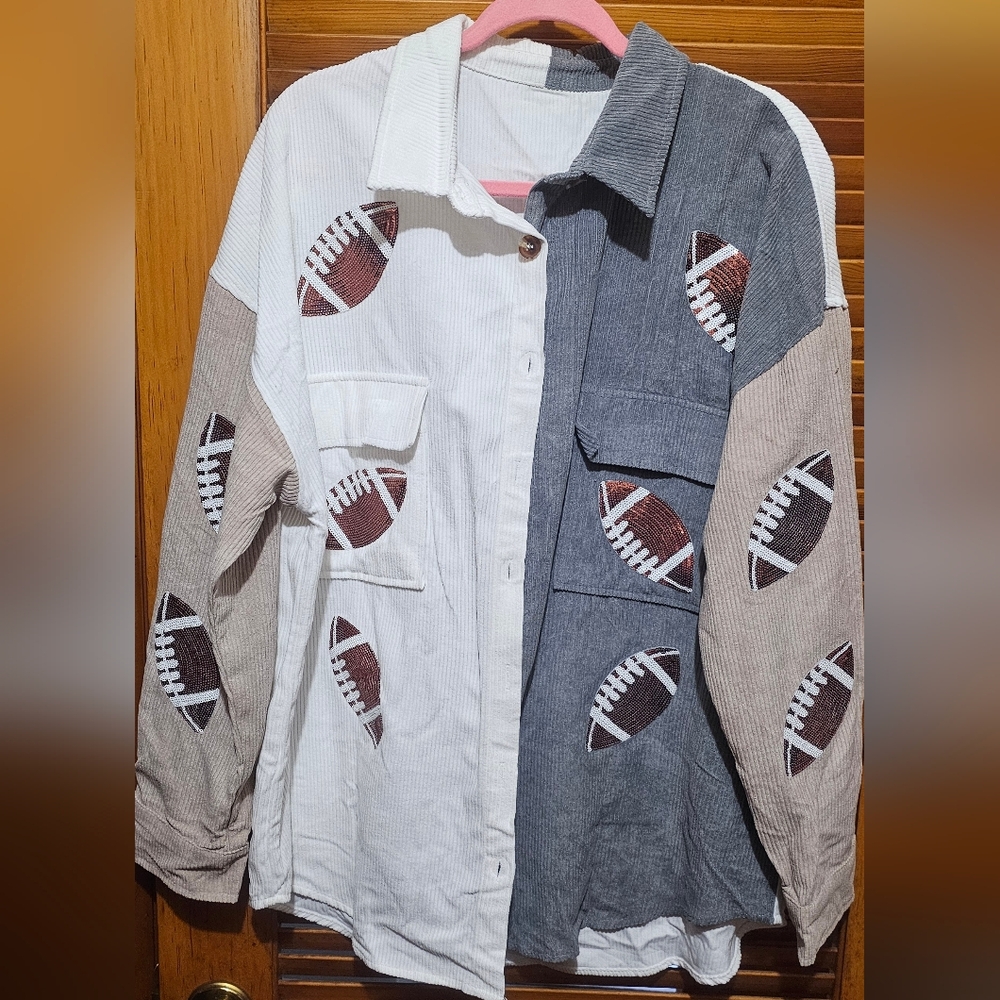 Football Patchwork Jacket